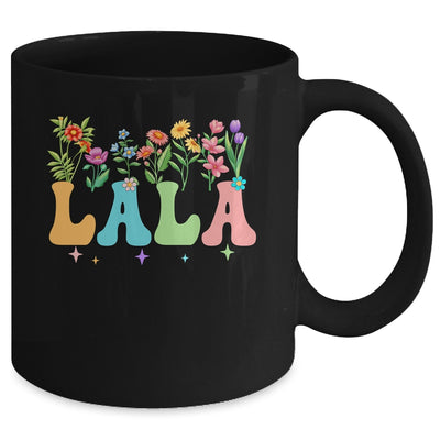 Lala Women Wildflower Floral Design Lala Mothers Day Mug | teecentury