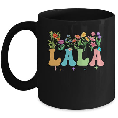 Lala Women Wildflower Floral Design Lala Mothers Day Mug | teecentury