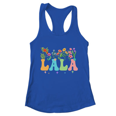 Lala Women Wildflower Floral Design Lala Mothers Day Shirt & Tank Top | teecentury