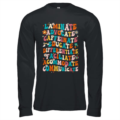 Laminate Advocate Caffeinate Educate SPED Special Education Shirt & Hoodie | teecentury