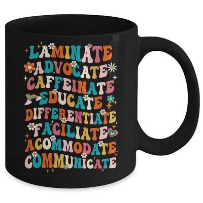 Laminate Advocate Caffeinate Educate SPED Special Education Mug | teecentury