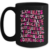 Laminate Advocate Caffeinate SPED Special Education Groovy Mug | teecentury