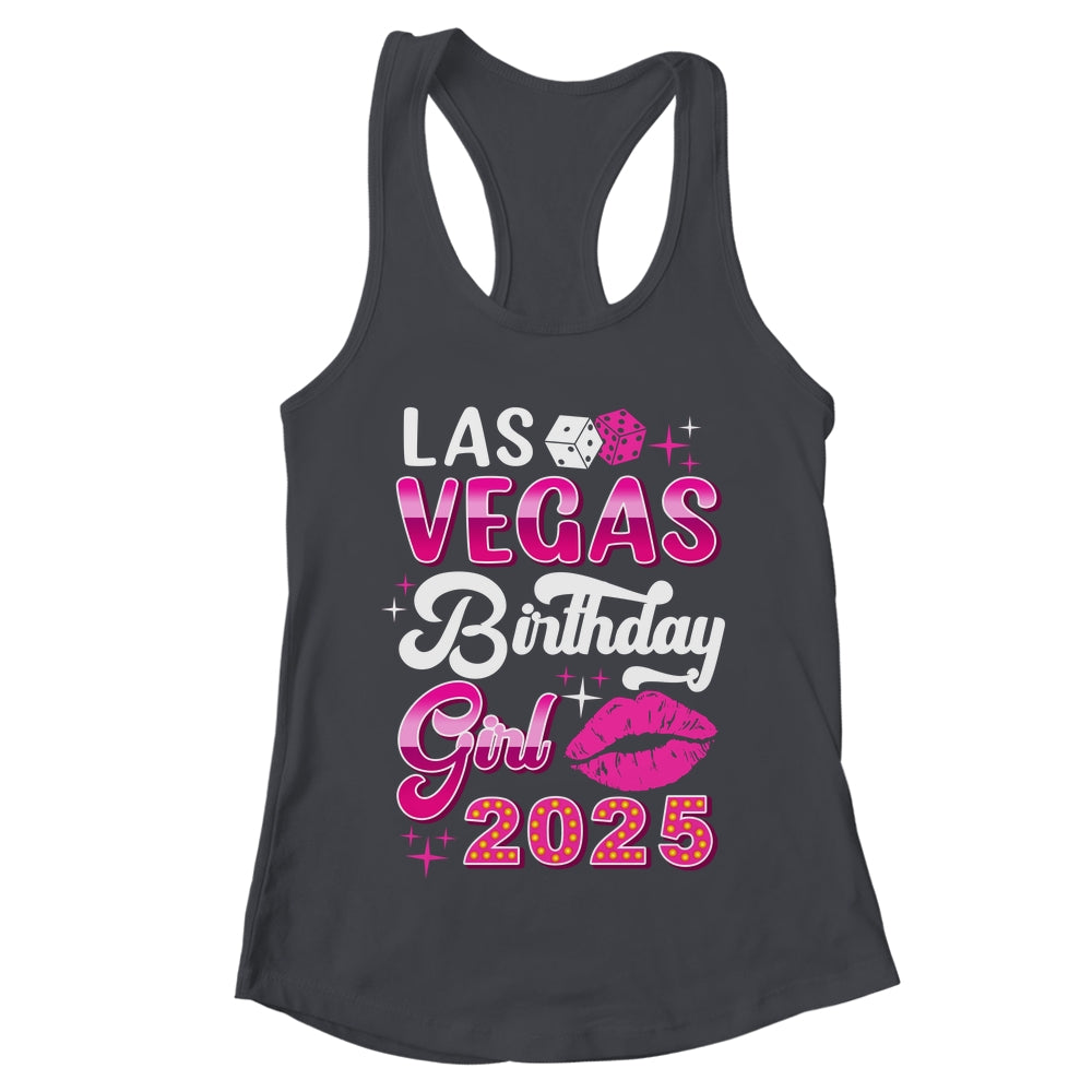 Las Vegas Girls Trip 2025 Cruise Trip Matching Birthday Girl Shirt & Tank Top | teecentury