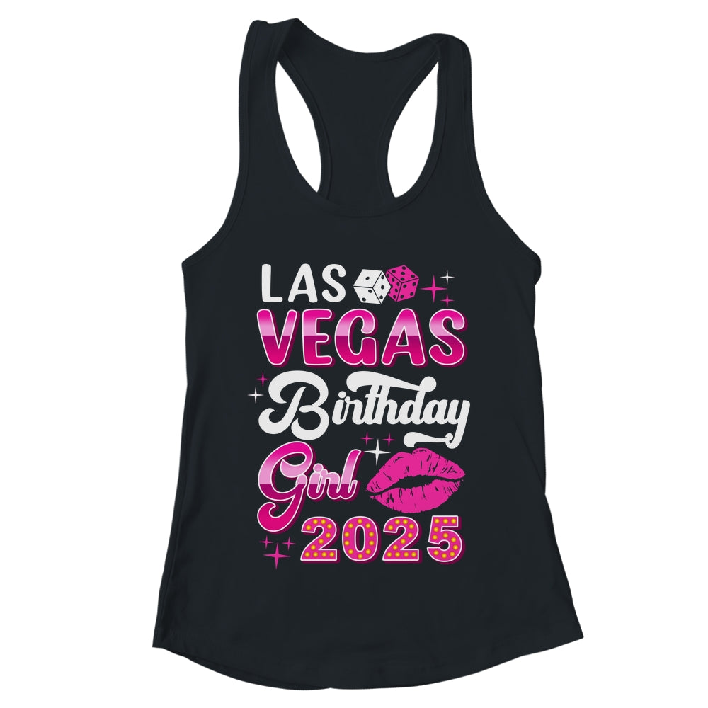 Las Vegas Girls Trip 2025 Cruise Trip Matching Birthday Girl Shirt & Tank Top | teecentury