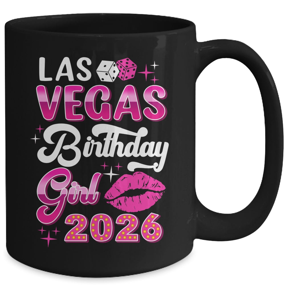 Las Vegas Girls Trip 2026 Cruise Trip Matching Birthday Girl Mug | teecentury