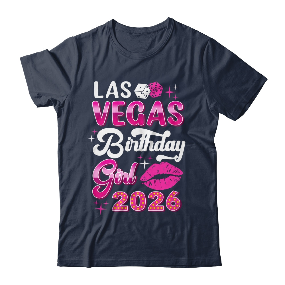 Las Vegas Girls Trip 2026 Cruise Trip Matching Birthday Girl Shirt & Tank Top | teecentury