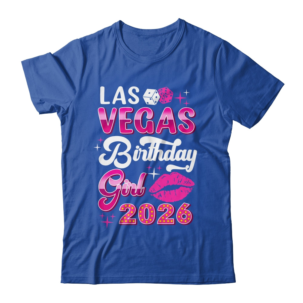 Las Vegas Girls Trip 2026 Cruise Trip Matching Birthday Girl Shirt & Tank Top | teecentury