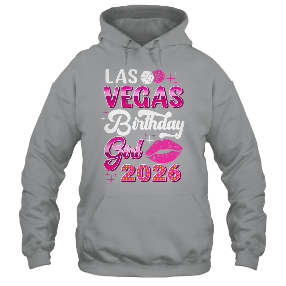 Las Vegas Girls Trip 2026 Cruise Trip Matching Birthday Girl Shirt & Tank Top | teecentury