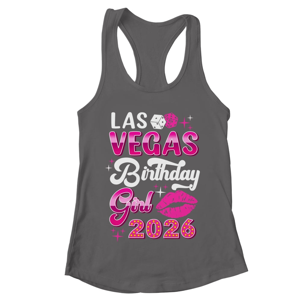 Las Vegas Girls Trip 2026 Cruise Trip Matching Birthday Girl Shirt & Tank Top | teecentury