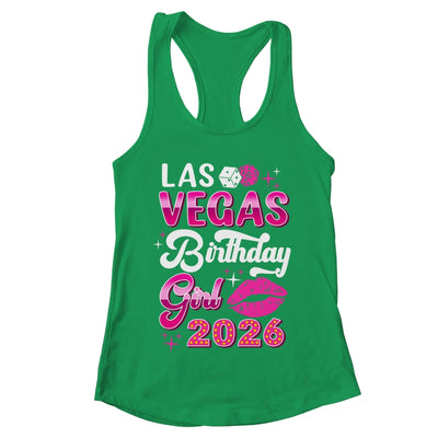 Las Vegas Girls Trip 2026 Cruise Trip Matching Birthday Girl Shirt & Tank Top | teecentury