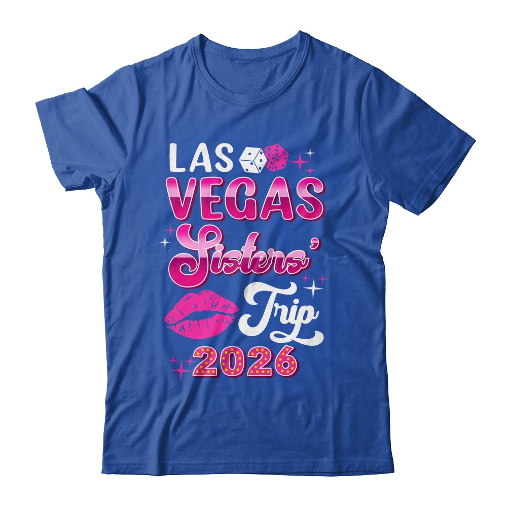 Las Vegas Sisters Trip 2026 Matching Birthday Girl Vacation Shirt & Tank Top | teecentury