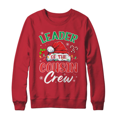 Leader Of The Cousin Crew Christmas Family Matching Xmas Shirt & Sweatshirt | teecentury