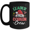 Leader Of The Cousin Crew Christmas Family Matching Xmas Mug | teecentury