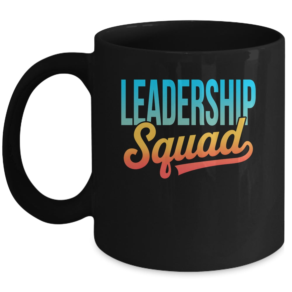 Leadership Squad Team Leader Management Motivation Crew Mug | teecentury