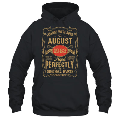 Legends Born In August 1983 40 Years Old 40th Birthday Shirt & Hoodie | teecentury