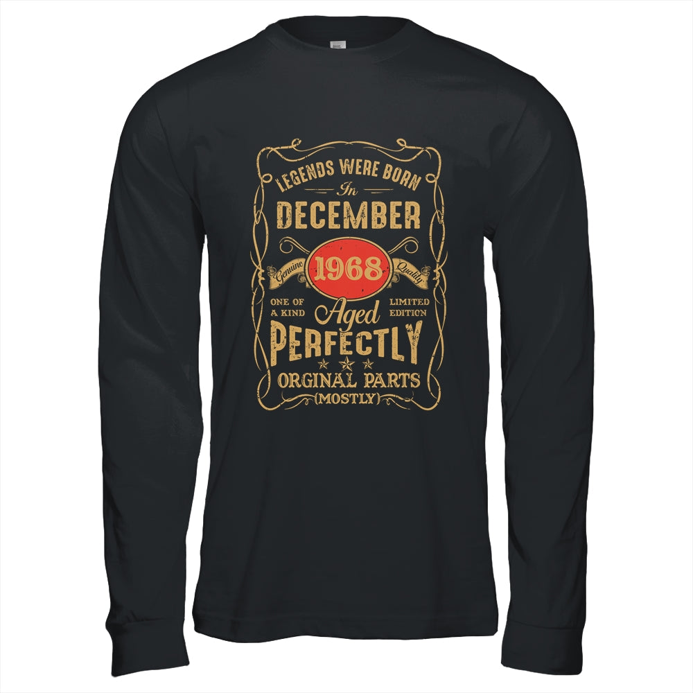 Legends Born In December 1968 55 Years Old 55th Birthday Shirt & Hoodie | teecentury