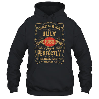 Legends Born In July 1953 70 Years Old 70th Birthday Shirt & Hoodie | teecentury