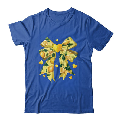 Lemon Fruit Coquette Bow For Women Girls Summer Vacation Shirt & Tank Top | teecentury