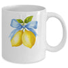 Lemon Graphic For Women Girls Fruit Coquette Bow Summer Mug | teecentury