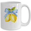 Lemon Graphic For Women Girls Fruit Coquette Bow Summer Mug | teecentury