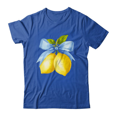 Lemon Graphic For Women Girls Fruit Coquette Bow Summer Shirt & Tank Top | teecentury