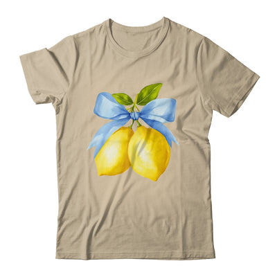 Lemon Graphic For Women Girls Fruit Coquette Bow Summer Shirt & Tank Top | teecentury