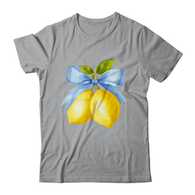 Lemon Graphic For Women Girls Fruit Coquette Bow Summer Shirt & Tank Top | teecentury