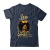 Leo Queen Birthday Afro Girls Black Zodiac Birthday Shirt & Tank Top | teecentury