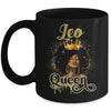 Leo Queen Birthday Afro Girls Black Zodiac Birthday Mug | teecentury
