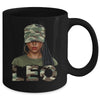 Leo Queen Camouflage Black Woman Cap Camo Zodiac Sign Women Mug | teecentury
