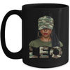 Leo Queen Camouflage Black Woman Cap Camo Zodiac Sign Women Mug | teecentury