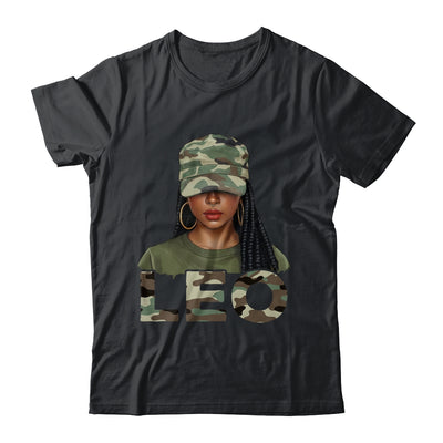 Leo Queen Camouflage Black Woman Cap Camo Zodiac Sign Women Shirt & Tank Top | teecentury