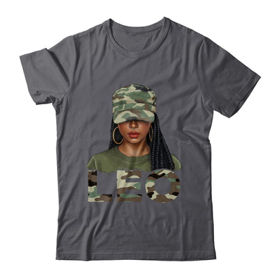 Leo Queen Camouflage Black Woman Cap Camo Zodiac Sign Women Shirt & Tank Top | teecentury