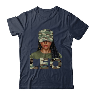 Leo Queen Camouflage Black Woman Cap Camo Zodiac Sign Women Shirt & Tank Top | teecentury