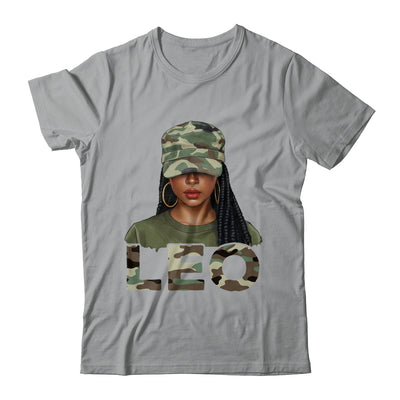 Leo Queen Camouflage Black Woman Cap Camo Zodiac Sign Women Shirt & Tank Top | teecentury