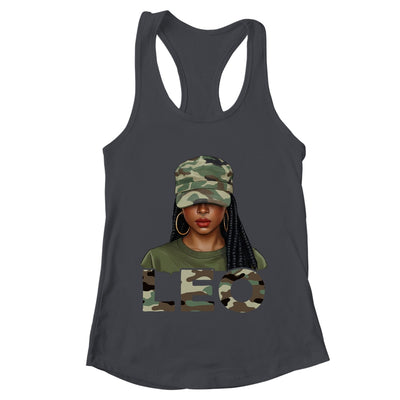 Leo Queen Camouflage Black Woman Cap Camo Zodiac Sign Women Shirt & Tank Top | teecentury