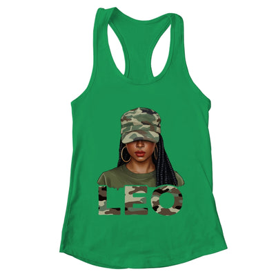 Leo Queen Camouflage Black Woman Cap Camo Zodiac Sign Women Shirt & Tank Top | teecentury