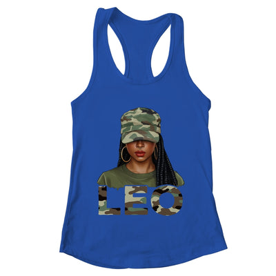 Leo Queen Camouflage Black Woman Cap Camo Zodiac Sign Women Shirt & Tank Top | teecentury