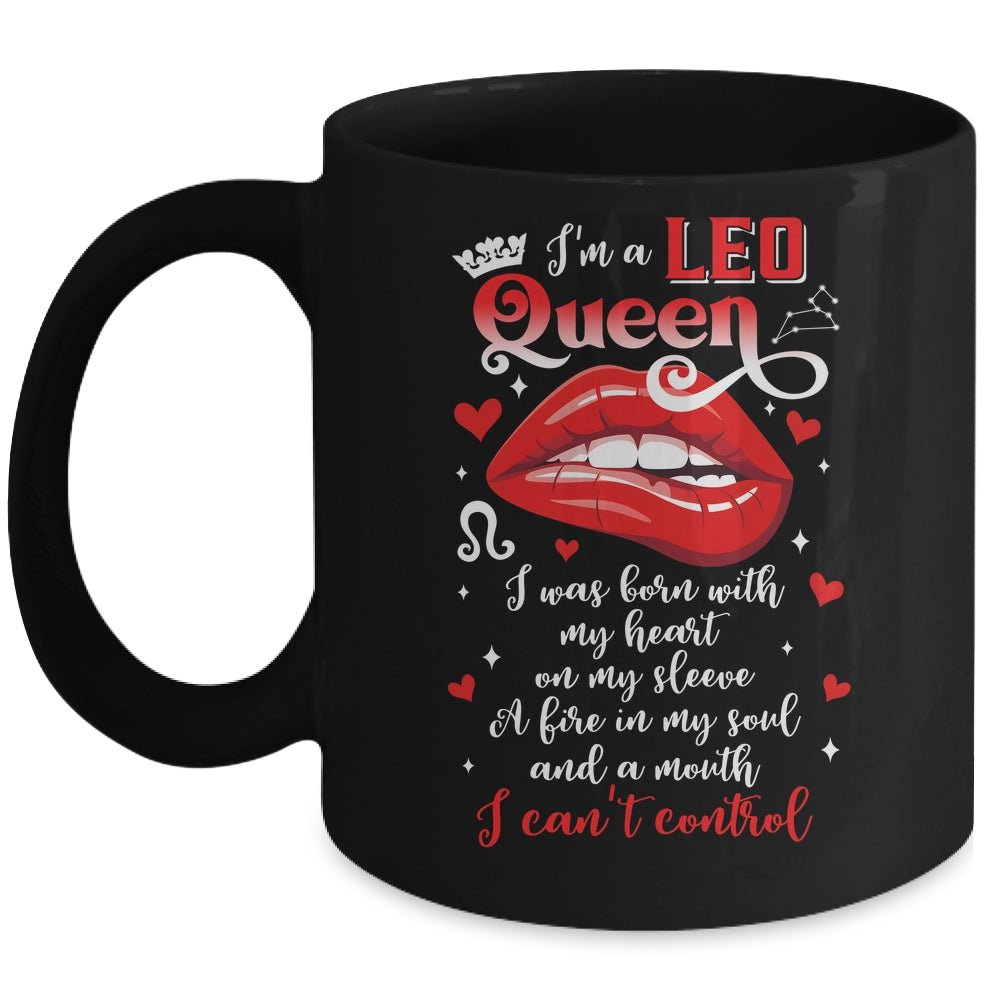 Leo Queen I'm Stronger July August Birthday Leo Zodiac Women Mug | teecentury