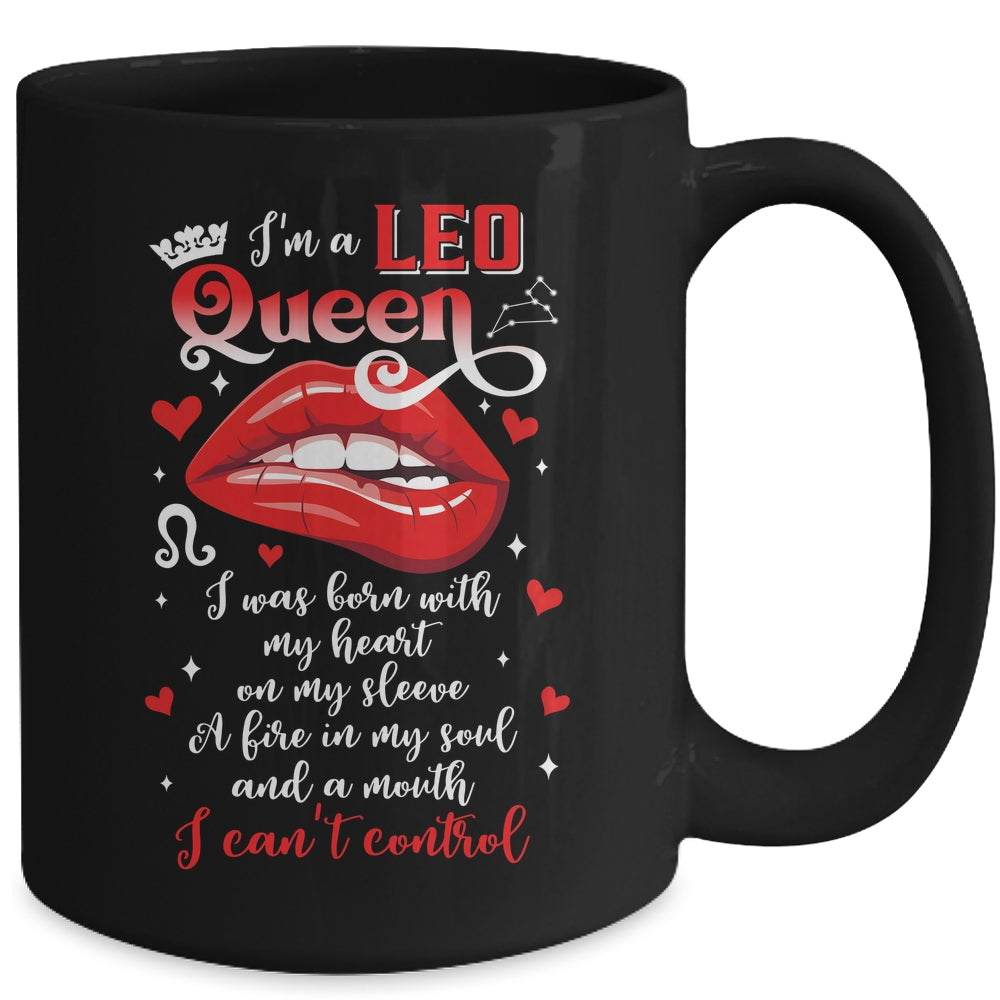 Leo Queen I'm Stronger July August Birthday Leo Zodiac Women Mug | teecentury