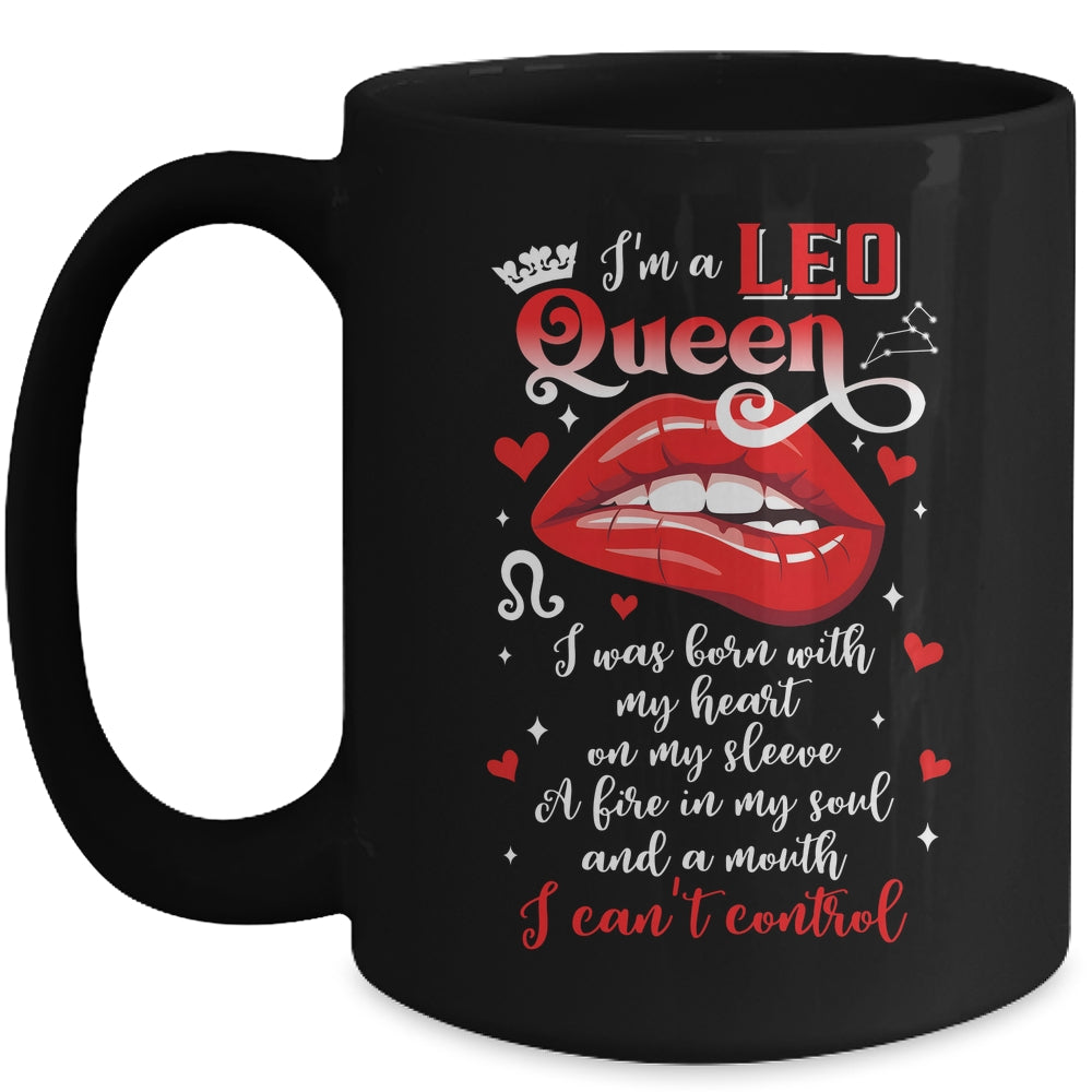 Leo Queen I'm Stronger July August Birthday Leo Zodiac Women Mug | teecentury