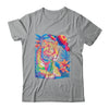 Leopard Colorful Wildlife Art Vibrant Graphic Print Artwork Shirt & Hoodie | teecentury