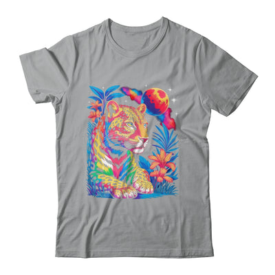 Leopard Colorful Wildlife Art Vibrant Graphic Print Artwork Shirt & Hoodie | teecentury