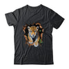 Leopard Jungle Retro Wildlife Animal Print Nature Artwork Shirt & Hoodie | teecentury
