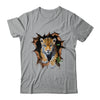 Leopard Jungle Retro Wildlife Animal Print Nature Artwork Shirt & Hoodie | teecentury