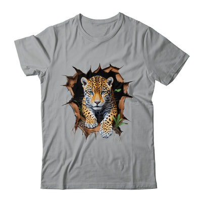 Leopard Jungle Retro Wildlife Animal Print Nature Artwork Shirt & Hoodie | teecentury