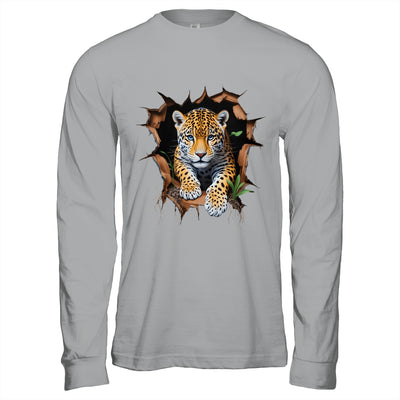 Leopard Jungle Retro Wildlife Animal Print Nature Artwork Shirt & Hoodie | teecentury