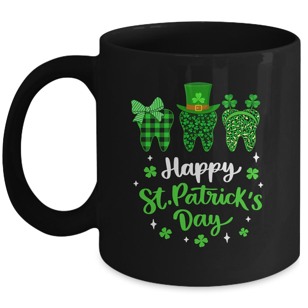 Leprechaun Dental Assistant Tooth Dentist St Patrick's Day Mug | teecentury