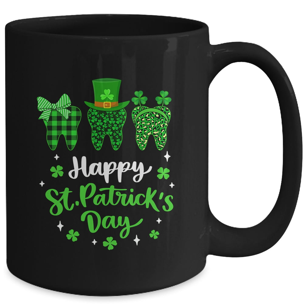 Leprechaun Dental Assistant Tooth Dentist St Patrick's Day Mug | teecentury