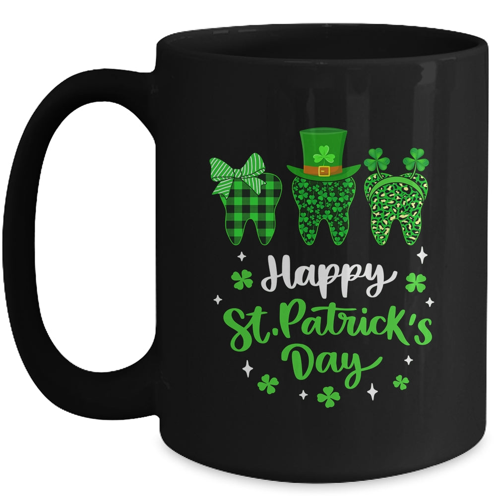 Leprechaun Dental Assistant Tooth Dentist St Patrick's Day Mug | teecentury